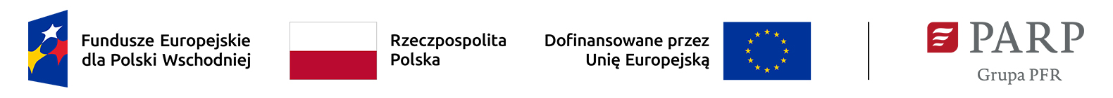 European Funds for Eastern Poland, Republic of Poland, Co-financed by the European Union, and PARP – PFR Group